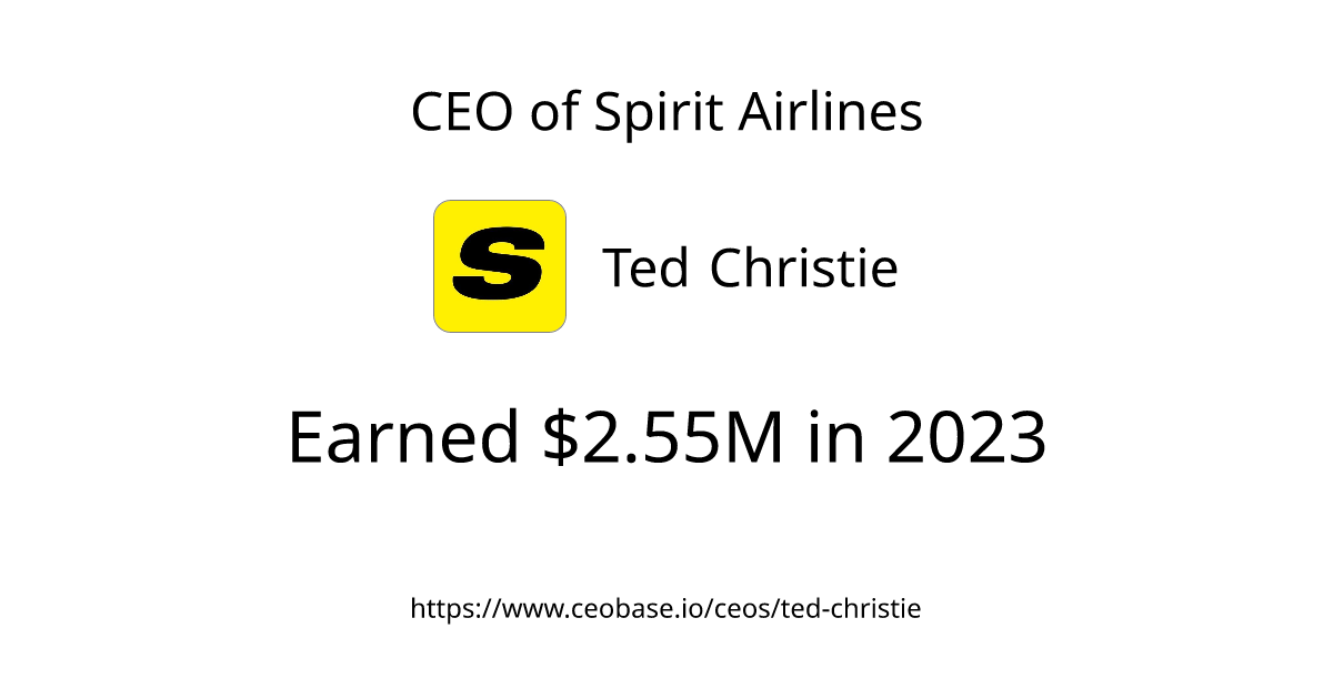 Ted Christie, CEO of Spirit Airlines